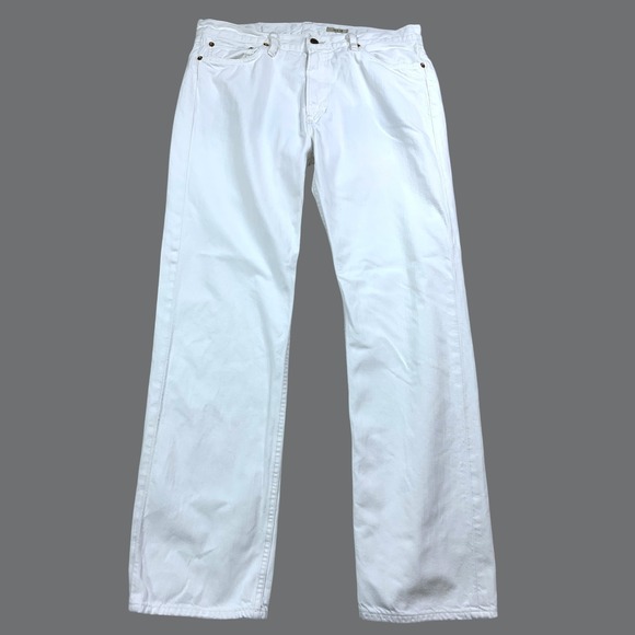 Polo Ralph Lauren Other - Polo Ralph Lauren Jeans Mens 34x32 White Classic 867 Straight 100% Cotton Y2K